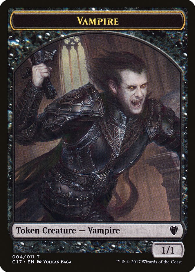Vampire TC17-4 Commander 2017 Tokens Magic card