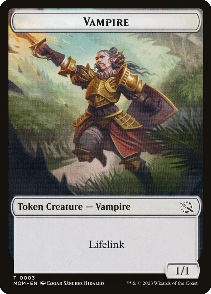 Vampire TMOM-3 March of the Machine Tokens Magic card