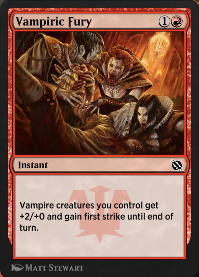 Vampiric Fury SIS-46 Shadows of the Past Magic card