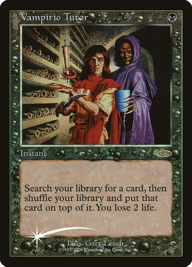 Vampiric Tutor G00-2 Judge Gift Cards 2000 Magic card