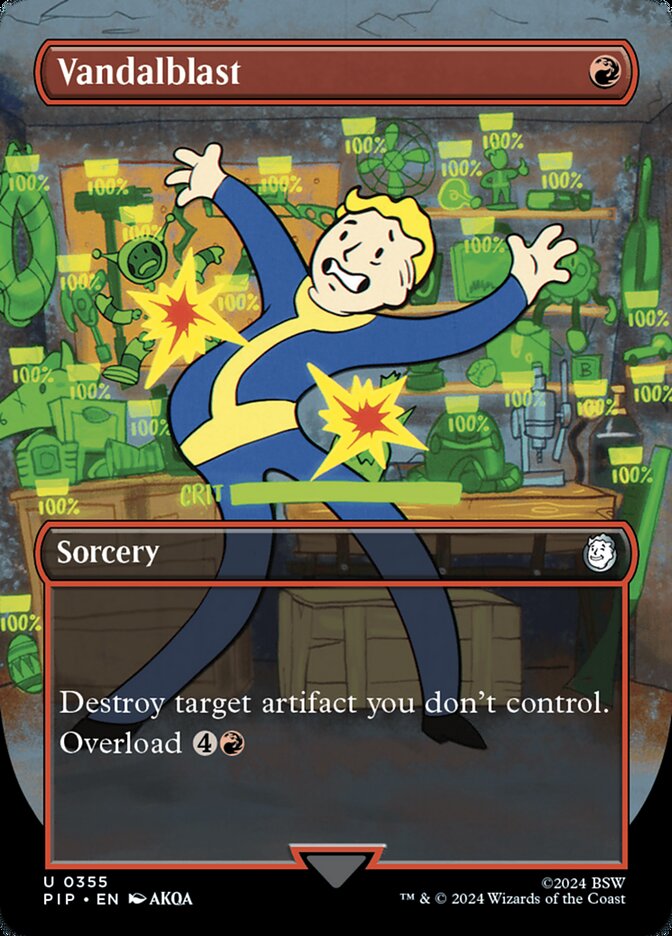 Vandalblast PIP-355 Fallout Magic card