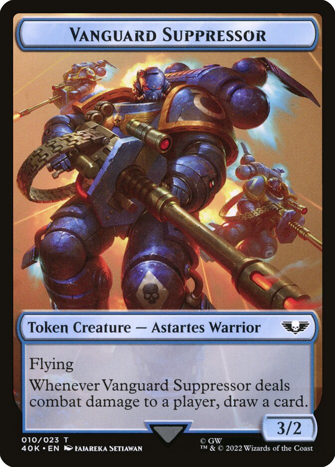 Vanguard Suppressor T40K-10 Warhammer 40,000 Tokens Magic card