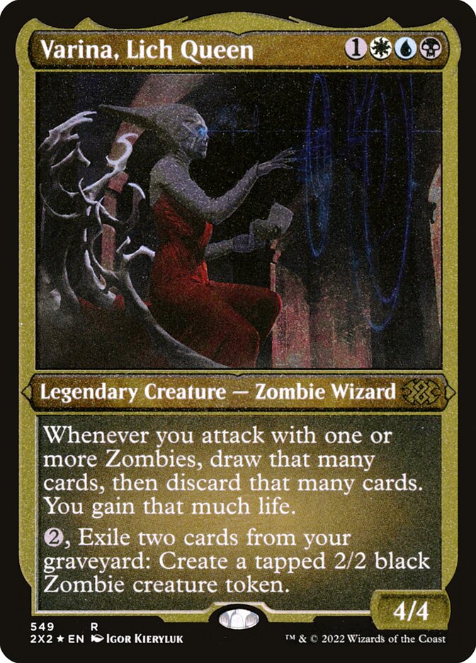 Varina, Lich Queen 2X2-549 Double Masters 2022 Magic card