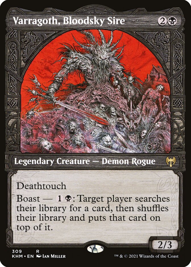 Varragoth, Bloodsky Sire KHM-309 Kaldheim Magic card