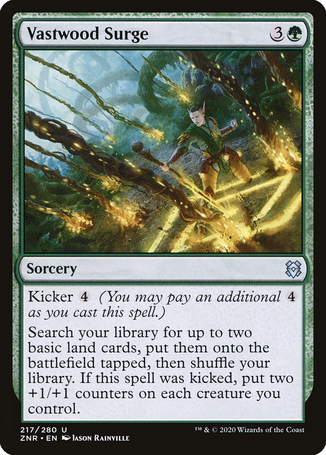 Vastwood Surge ZNR-217 Zendikar Rising Magic card