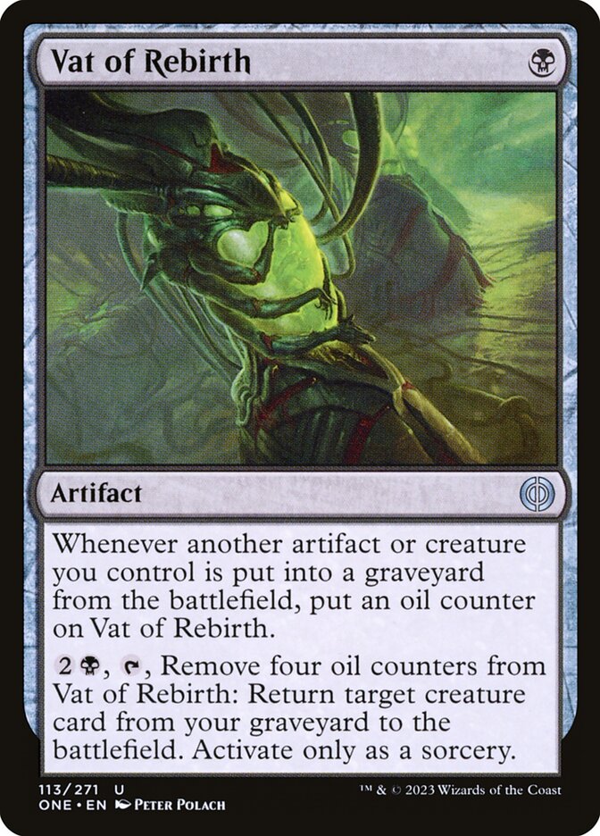 Vat of Rebirth ONE-113 Phyrexia: All Will Be One Magic card