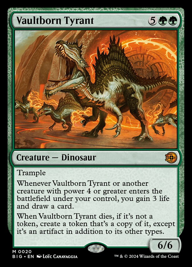Vaultborn Tyrant BIG-20 The Big Score Magic card
