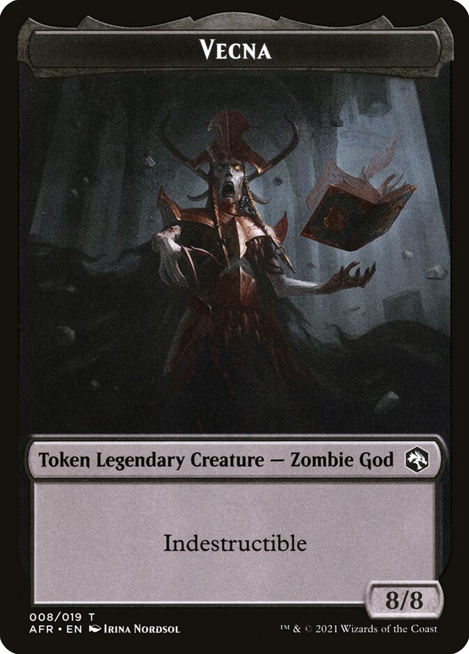 Vecna TAFR-8 Adventures in the Forgotten Realms Tokens Magic card