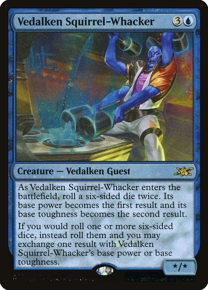 Vedalken Squirrel-Whacker UNF-349 Unfinity Magic card