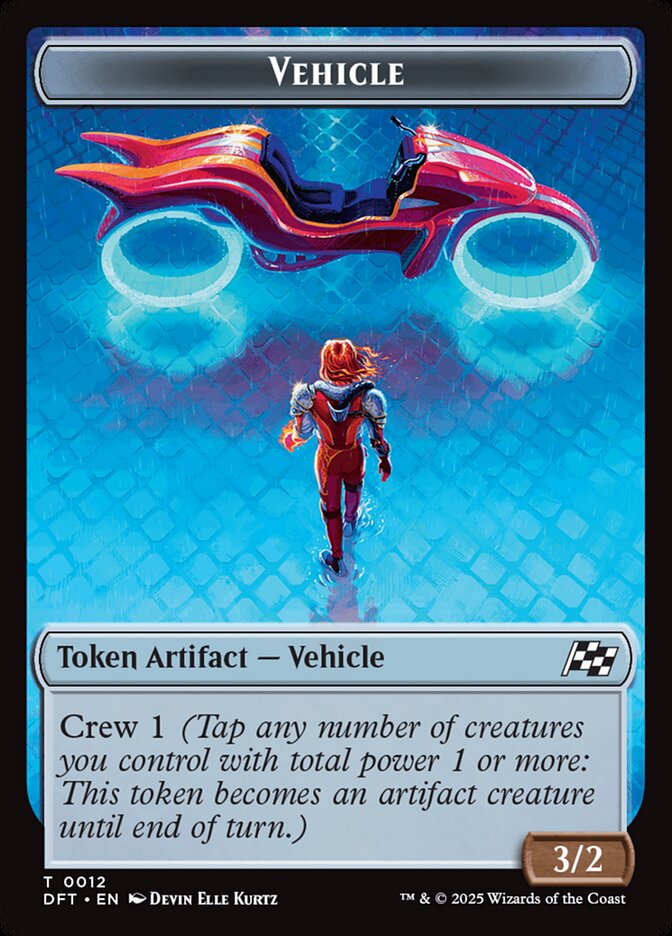 Vehicle TDFT-12 Aetherdrift Tokens Magic card
