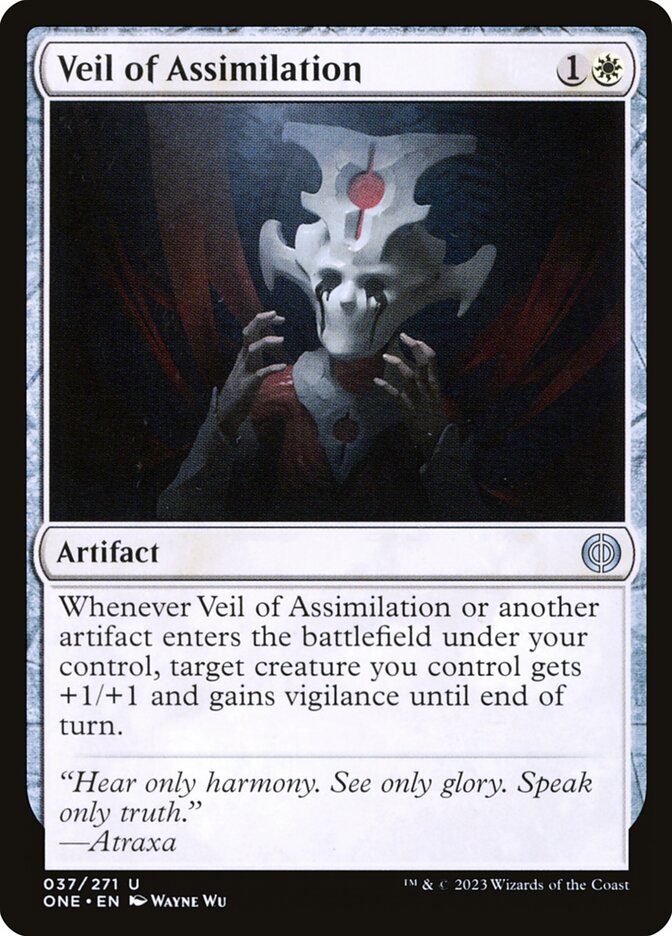 Veil of Assimilation ONE-37 Phyrexia: All Will Be One Magic card
