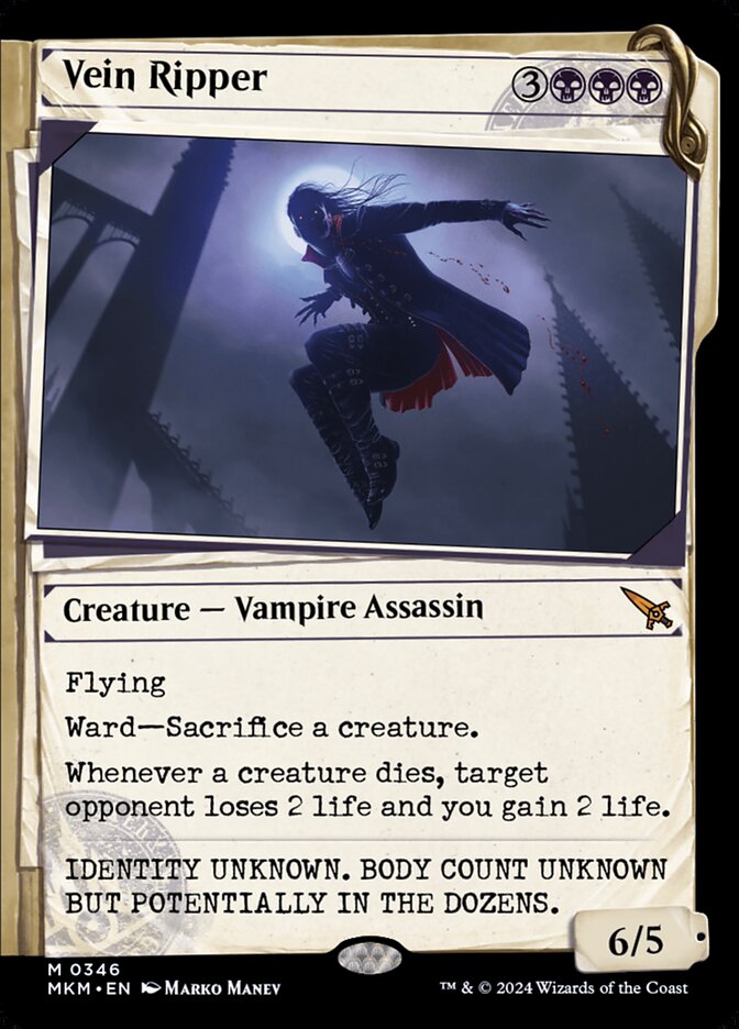 Vein Ripper MKM-346 Murders at Karlov Manor Magic card