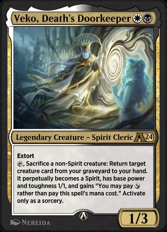 Veko, Death's Doorkeeper YMKM-30 Alchemy: Murders at Karlov Manor Magic card