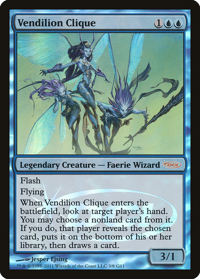 Vendilion Clique G11-3 Judge Gift Cards 2011 Magic card