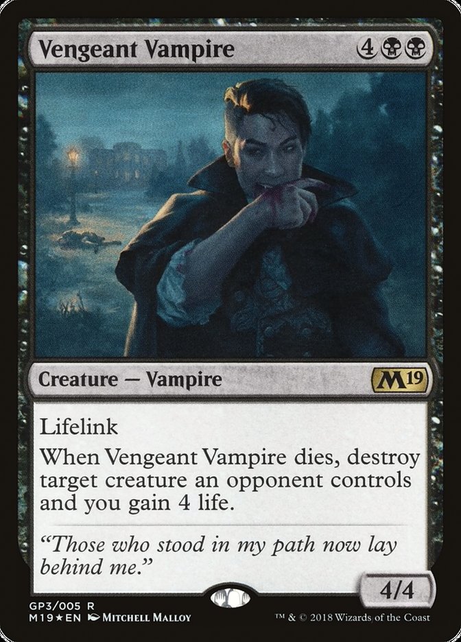 Vengeant Vampire G18-GP3 M19 Gift Pack Magic card