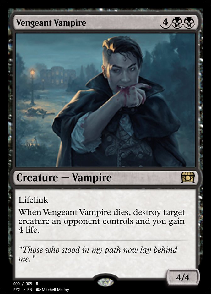 Vengeant Vampire PZ2-70771 Treasure Chest Magic card