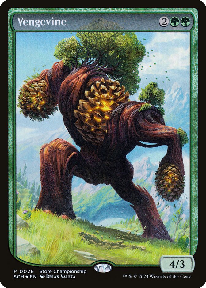 Vengevine SCH-26 Store Championships Magic card