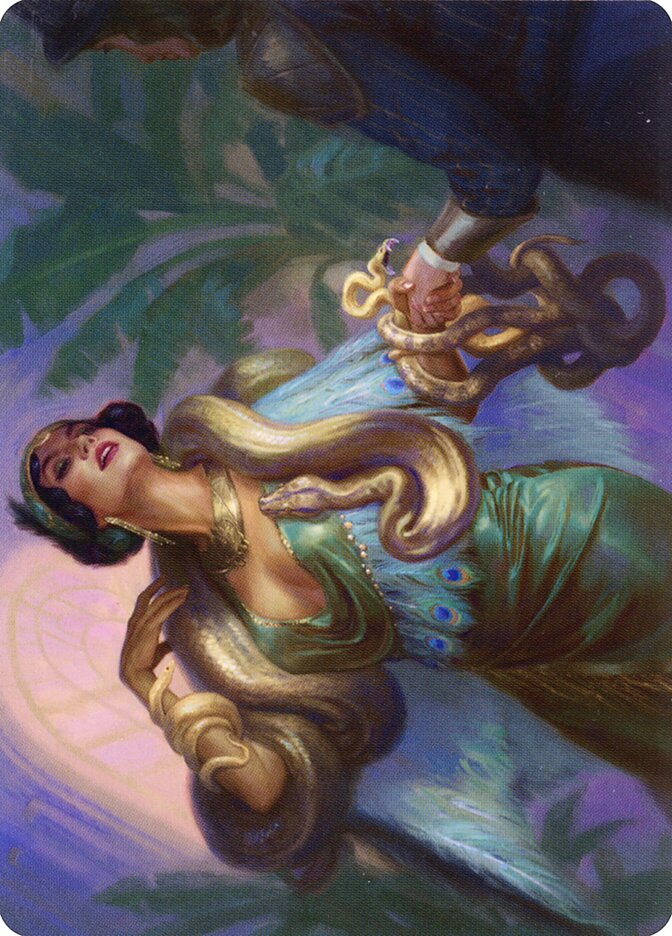 Venom Connoisseur // Venom Connoisseur ASNC-21 New Capenna Art Series Magic card