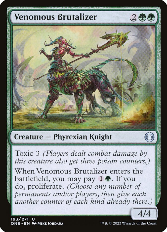 Venomous Brutalizer ONE-193 Phyrexia: All Will Be One Magic card