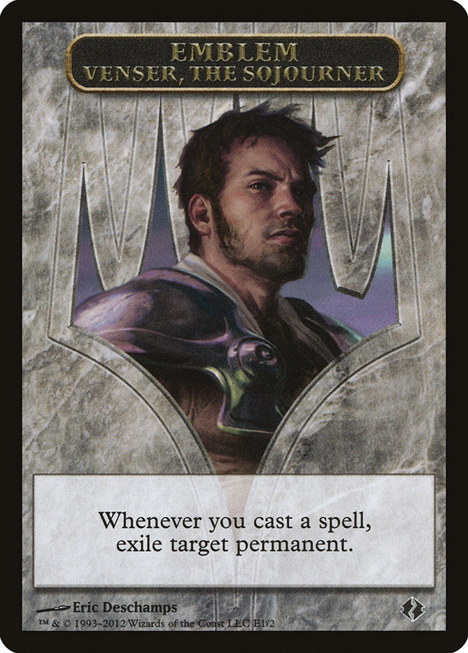 Venser, the Sojourner Emblem TDDI-1 Duel Decks: Venser vs. Koth Tokens Magic card