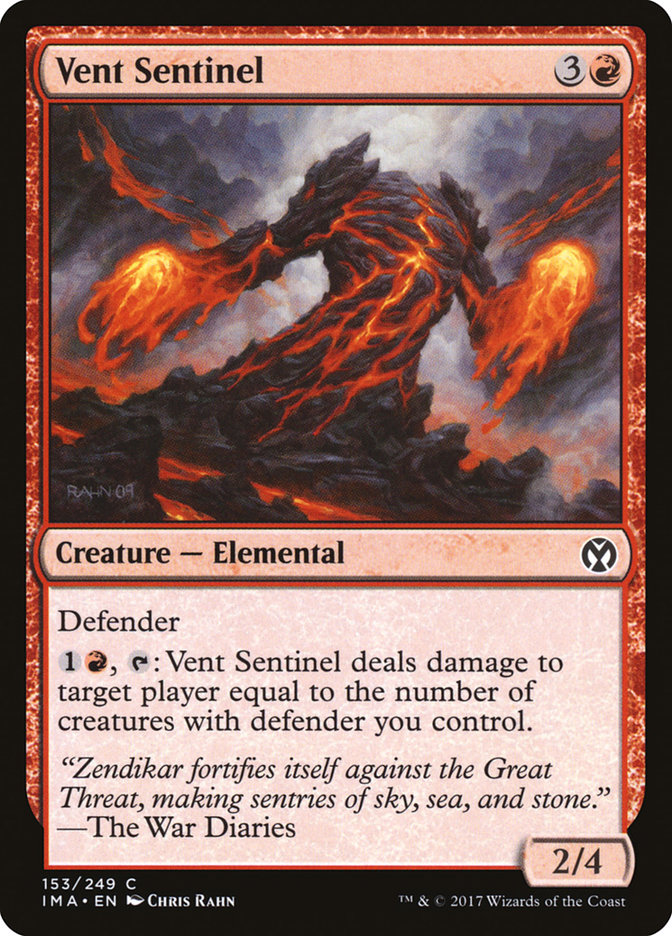 Vent Sentinel IMA-153 Iconic Masters Magic card