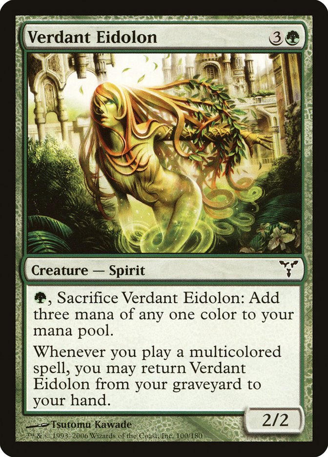 Verdant Eidolon DIS-100 Dissension Magic card