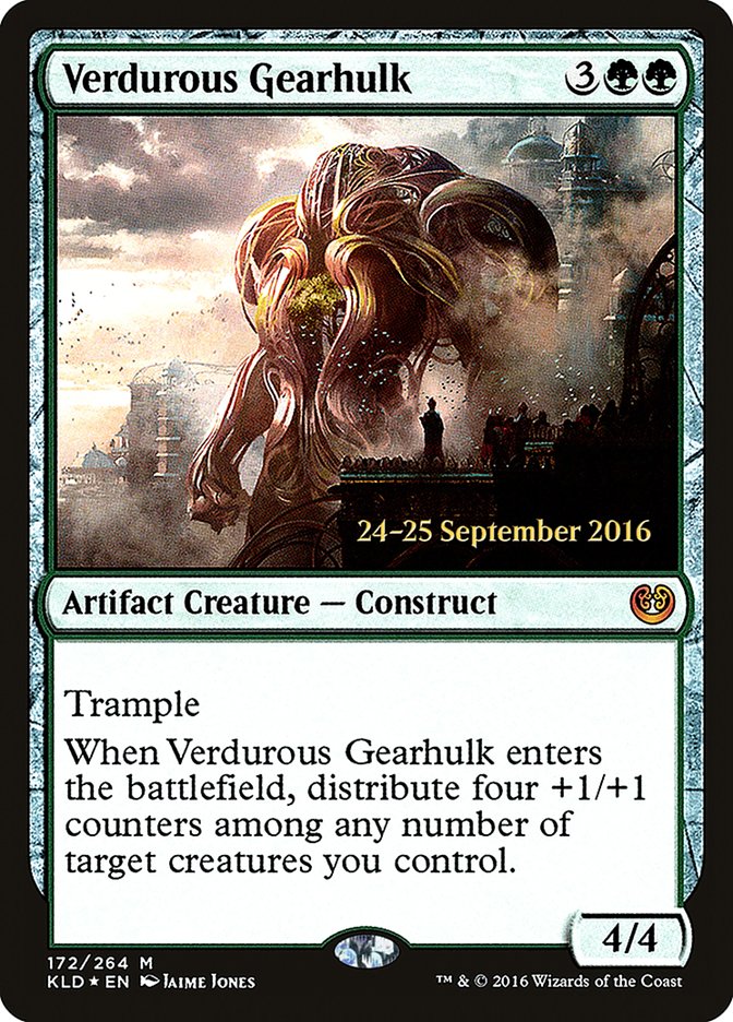 Verdurous Gearhulk PKLD-172S Kaladesh Promos Magic card