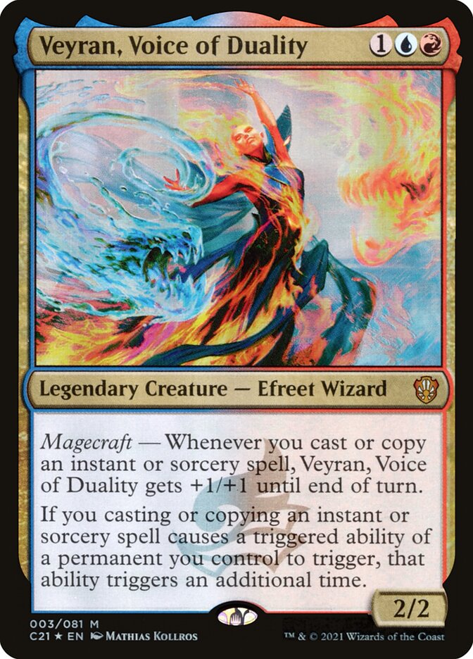 Veyran, Voice of Duality C21-3 Commander 2021 Magic card