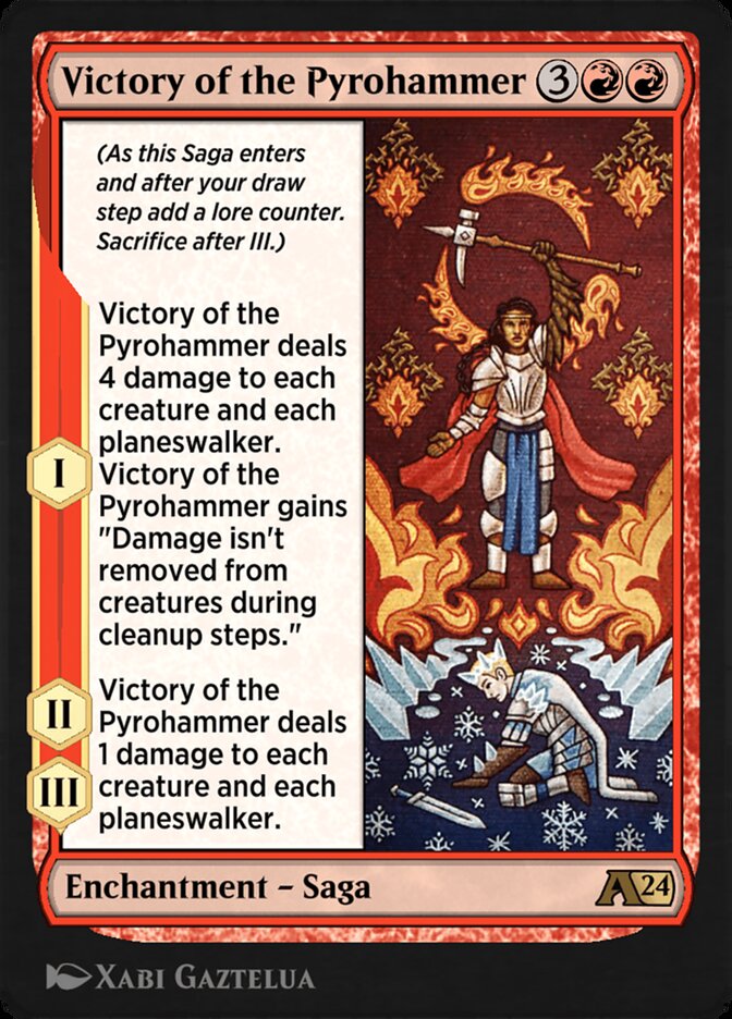 Victory of the Pyrohammer YWOE-12 Alchemy: Wilds of Eldraine Magic card