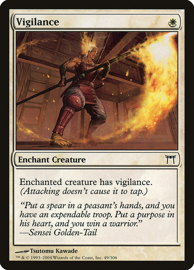 Vigilance CHK-49 Champions of Kamigawa Magic card