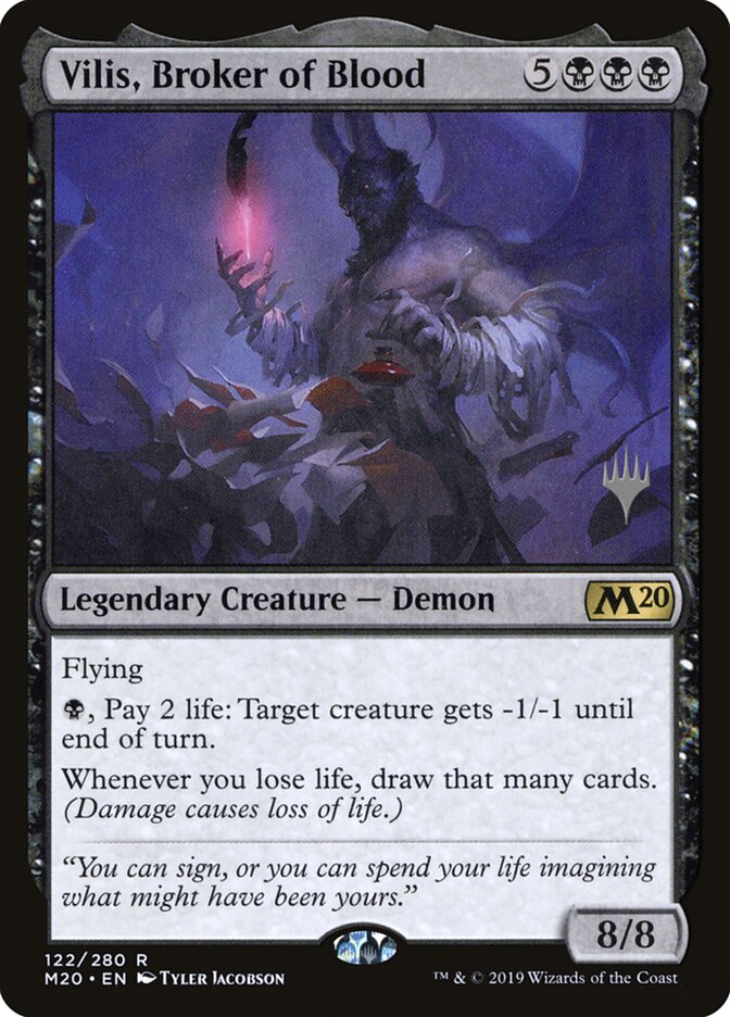 Vilis, Broker of Blood PM20-122P Core Set 2020 Promos Magic card