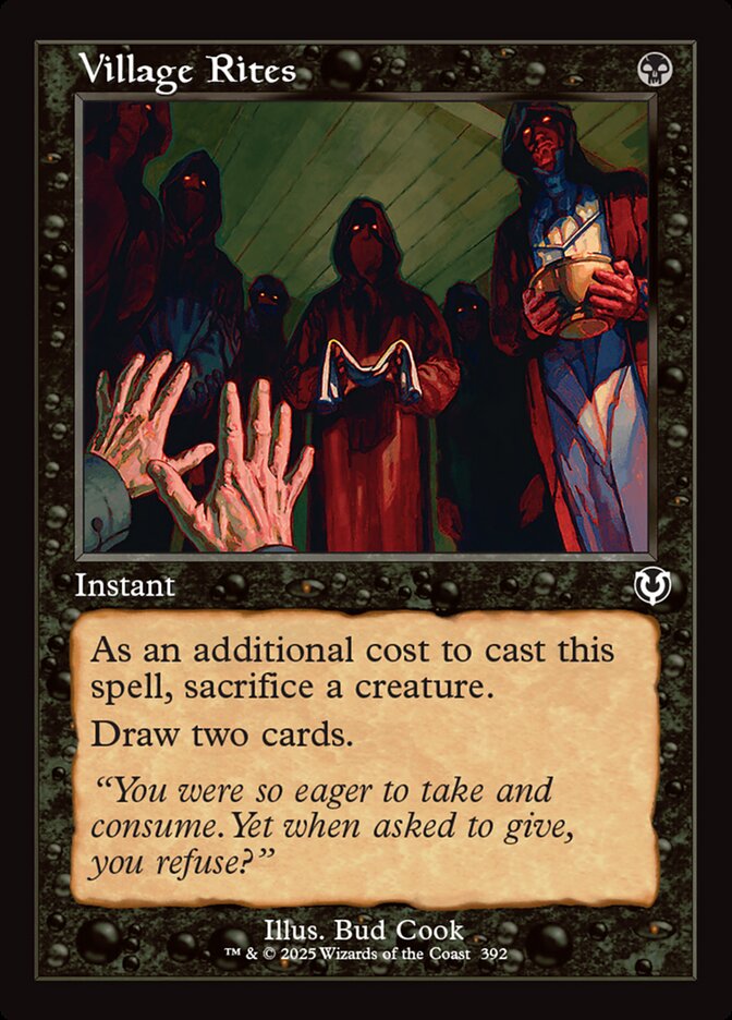 Village Rites INR-392 Innistrad Remastered Magic card
