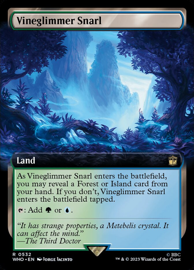 Vineglimmer Snarl WHO-532 Doctor Who Magic card