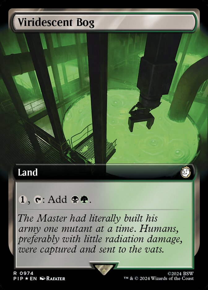 Viridescent Bog PIP-974 Fallout Magic card