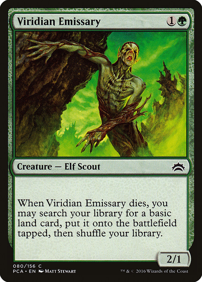 Viridian Emissary PCA-80 Planechase Anthology Magic card
