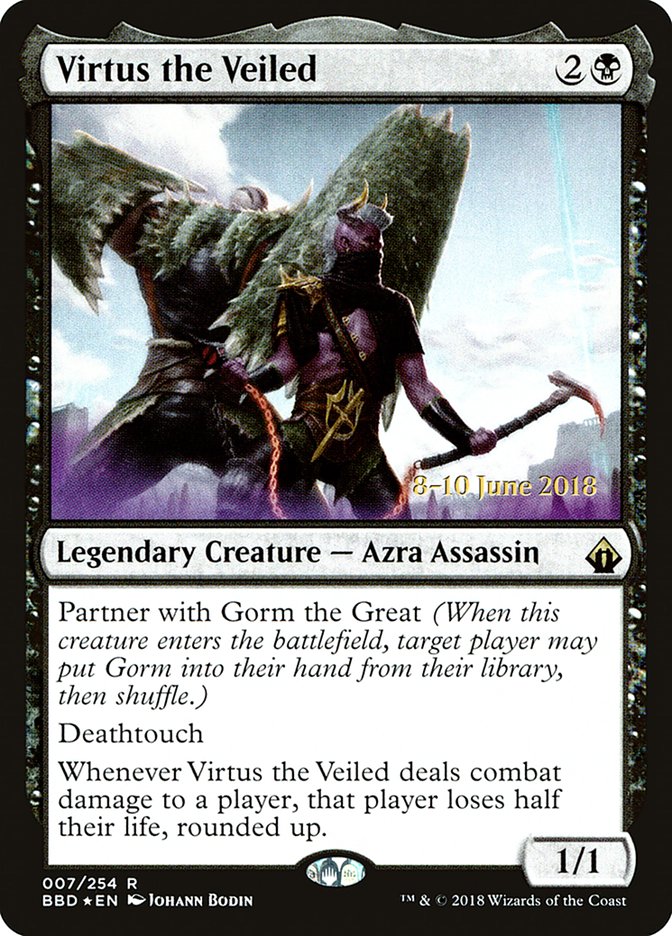 Virtus the Veiled PBBD-7S Battlebond Promos Magic card