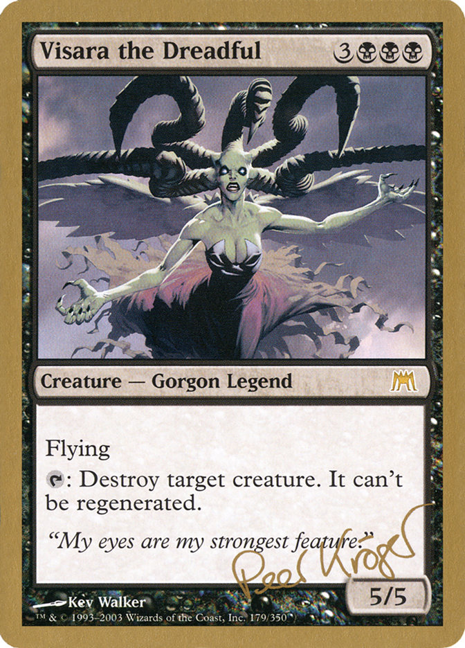 Visara the Dreadful WC03-PK179 World Championship Decks 2003 Magic card