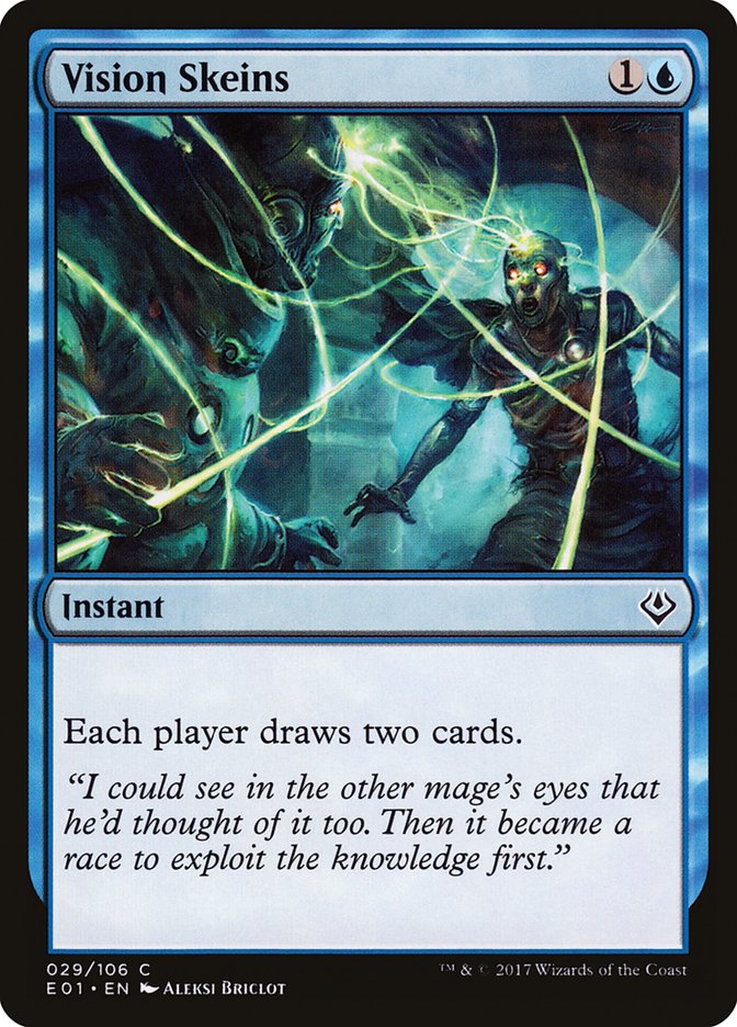 Vision Skeins E01-29 Archenemy: Nicol Bolas Magic card