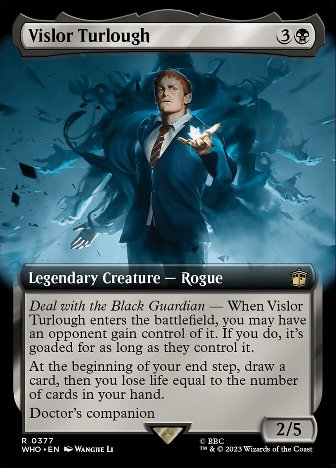 Vislor Turlough WHO-377 Doctor Who Magic card