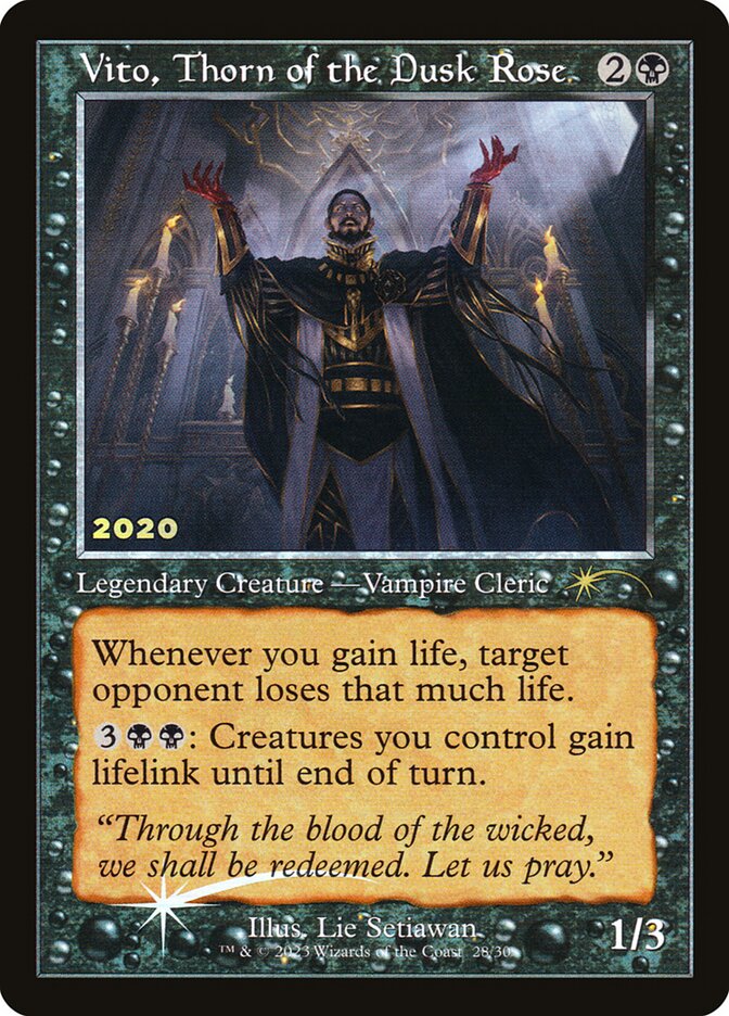 Vito, Thorn of the Dusk Rose P30A-28 30th Anniversary Play Promos Magic card