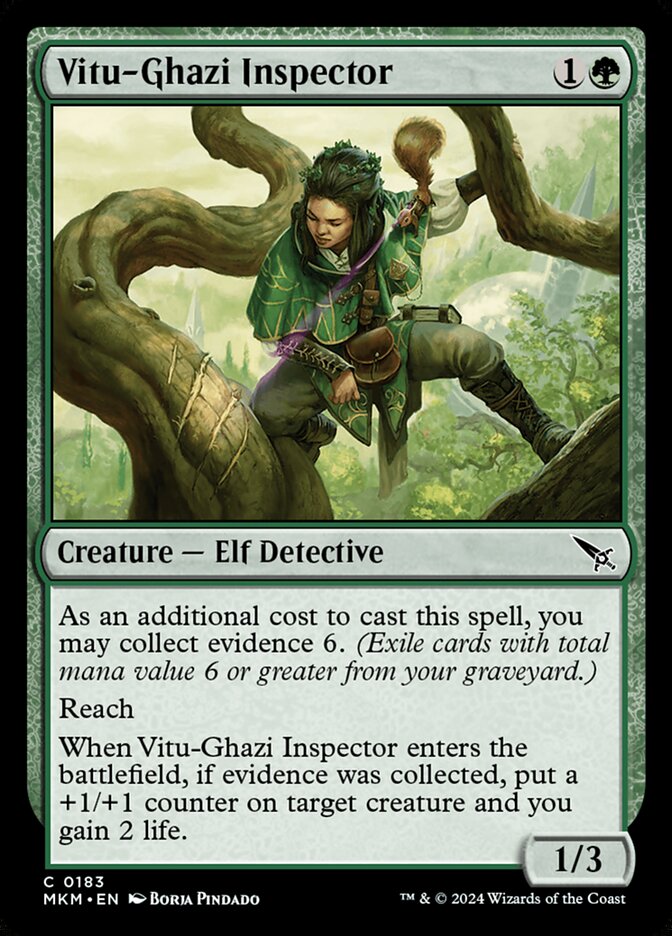 Vitu-Ghazi Inspector MKM-183 Murders at Karlov Manor Magic card
