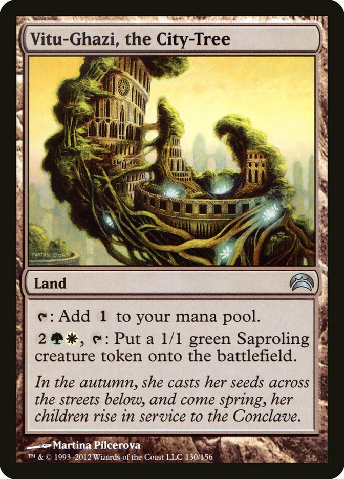 Vitu-Ghazi, the City-Tree PC2-130 Planechase 2012 Magic card