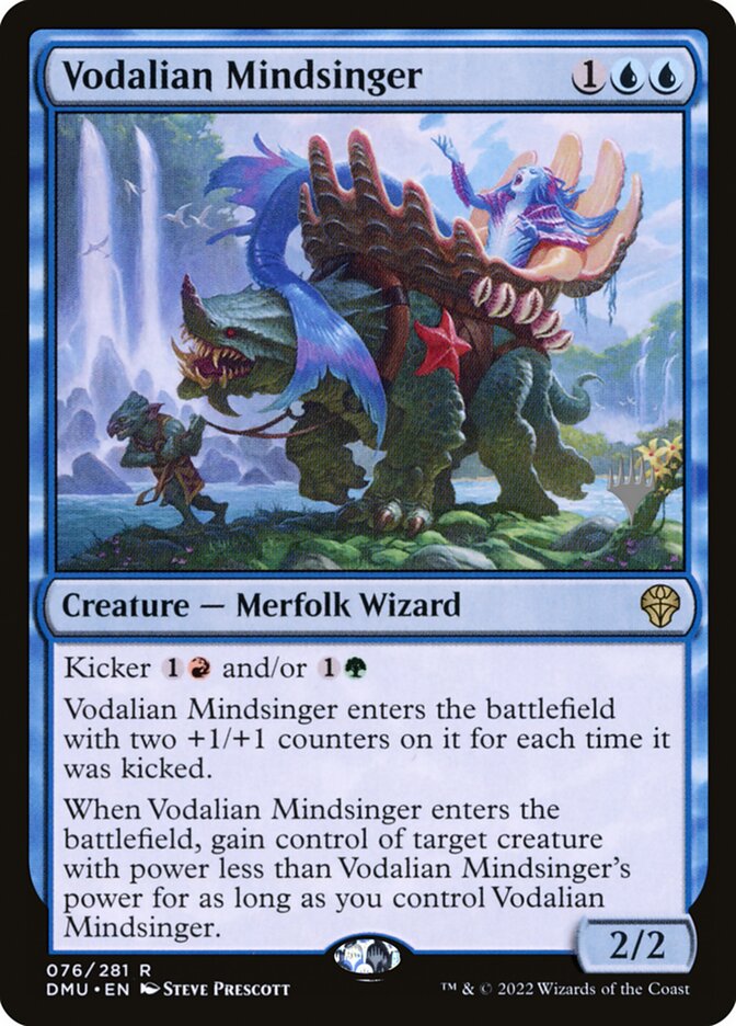 Vodalian Mindsinger PDMU-76P Dominaria United Promos Magic card