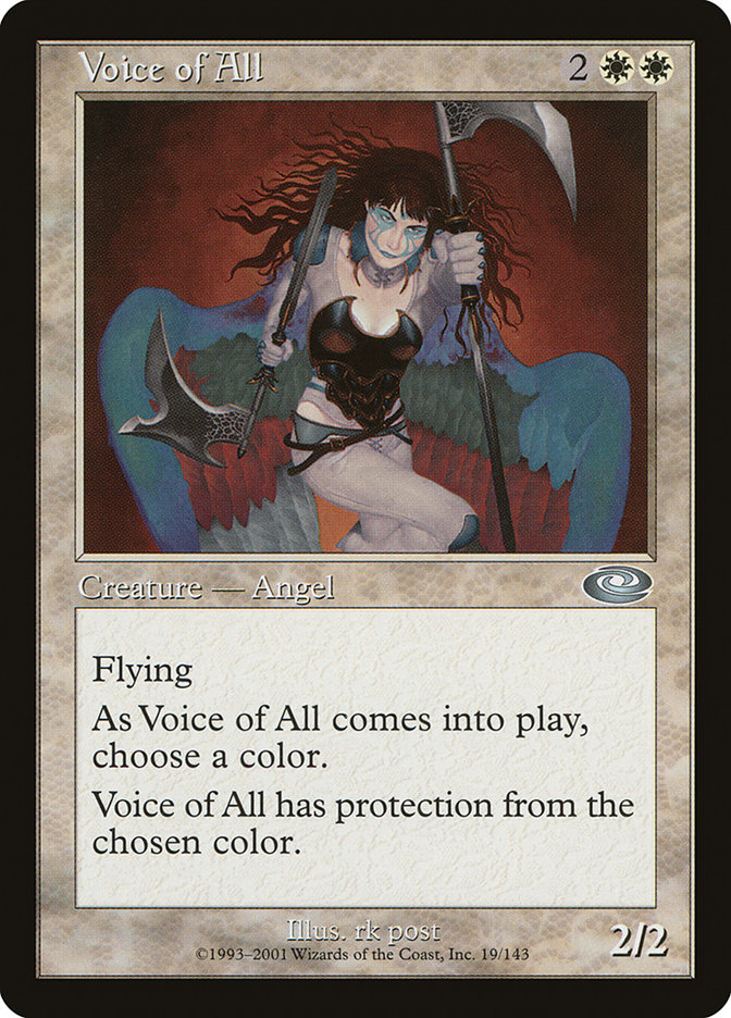 Voice of All PLS-19 Planeshift Magic card