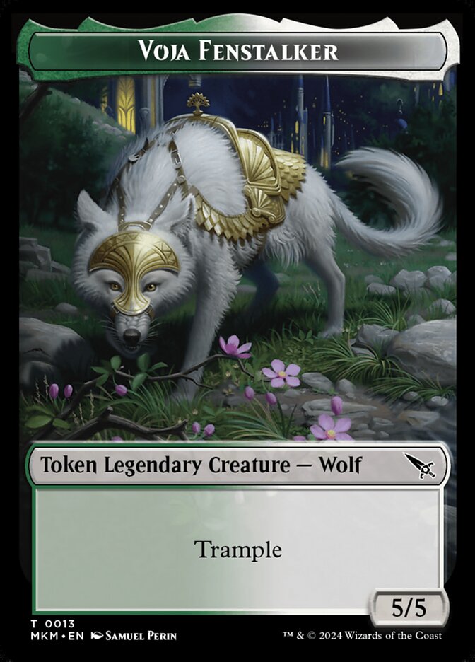 Voja Fenstalker TMKM-13 Murders at Karlov Manor Tokens Magic card
