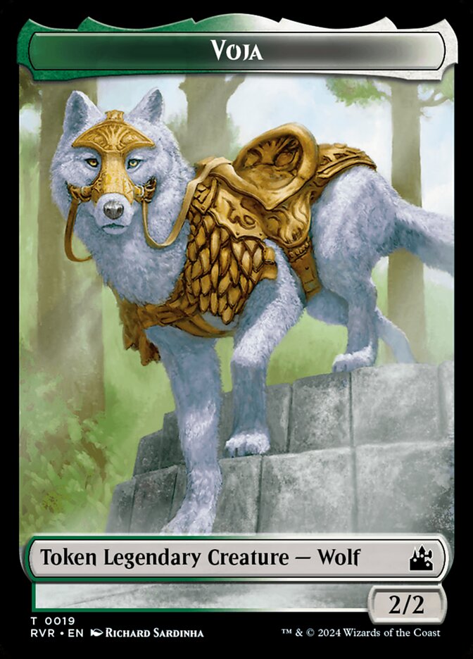 Voja TRVR-19 Ravnica Remastered Tokens Magic card