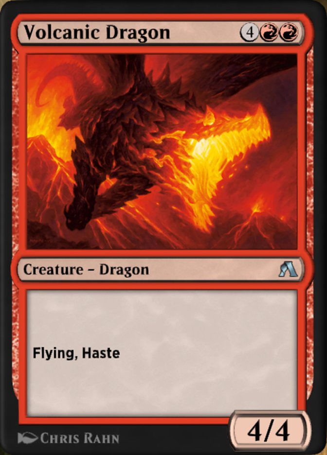 Volcanic Dragon XANA-45 Arena New Player Experience Extras Magic card