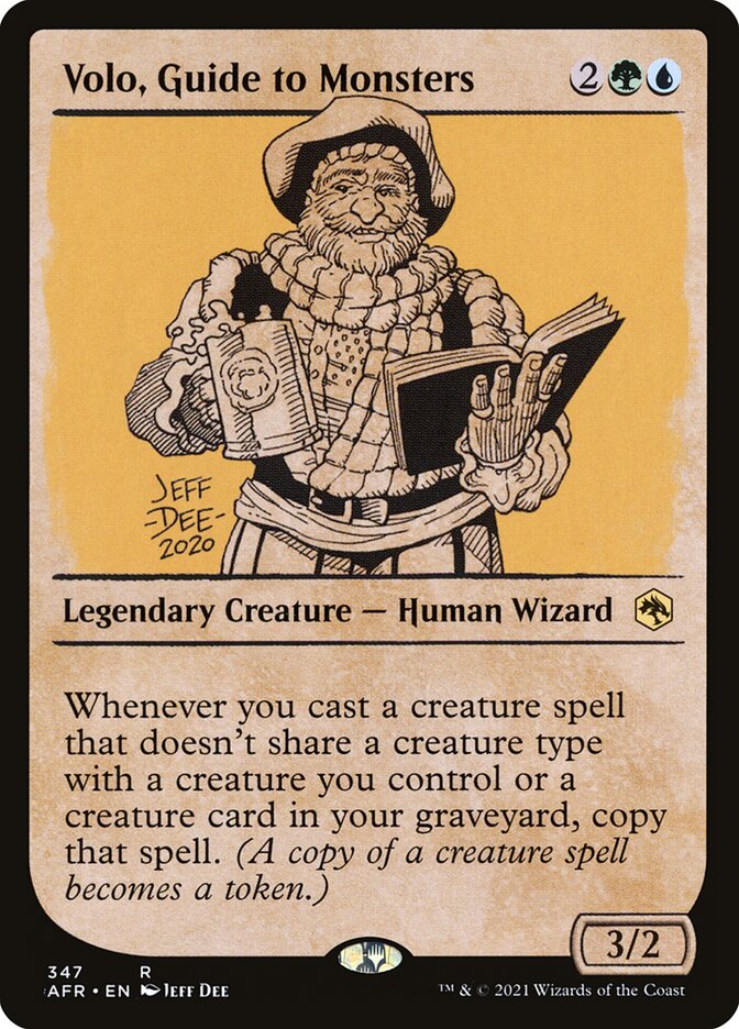 Volo, Guide to Monsters AFR-347 Adventures in the Forgotten Realms Magic card