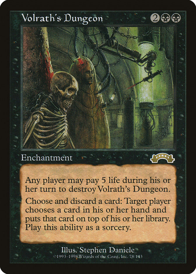 Volrath's Dungeon EXO-78 Exodus Magic card