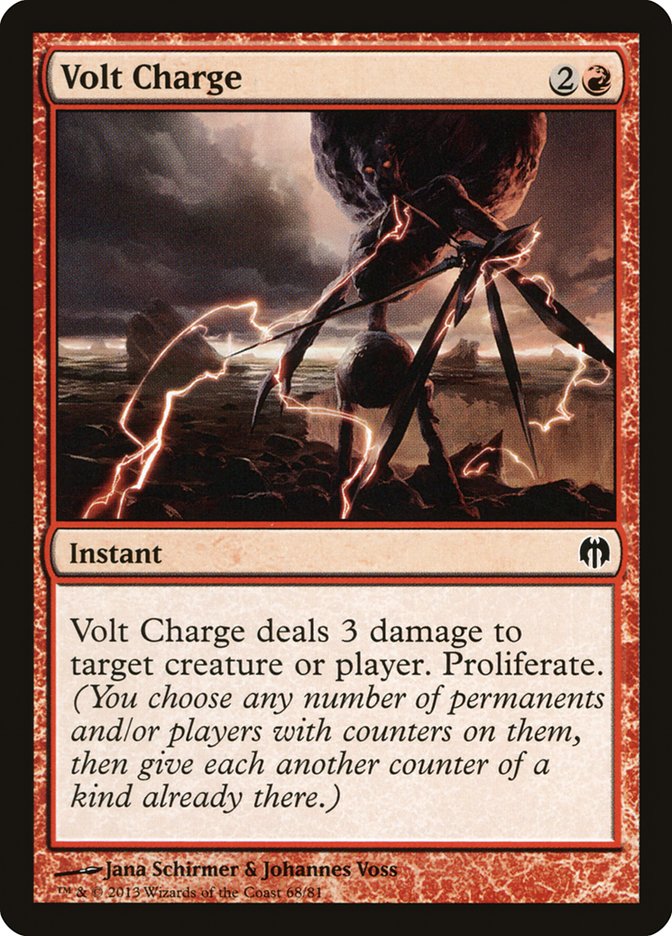 Volt Charge DDL-68 Duel Decks: Heroes vs. Monsters Magic card